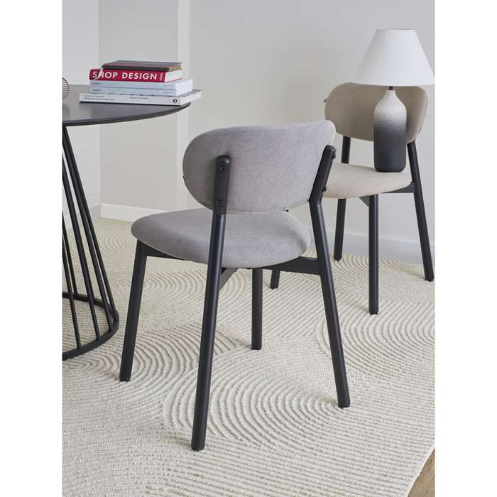 Стул round, рогожка, дымчато-серый Bergenson Bjorn BB0000685