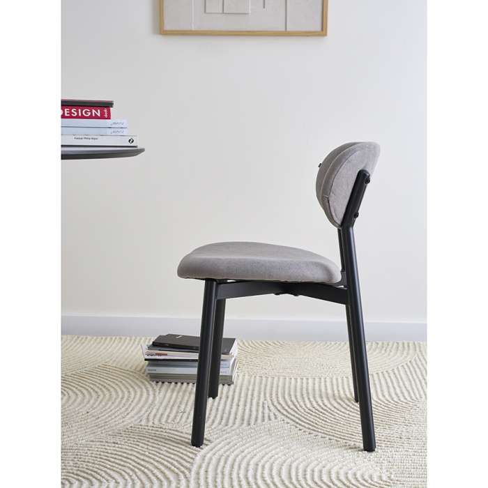 Стул round, рогожка, дымчато-серый Bergenson Bjorn BB0000685