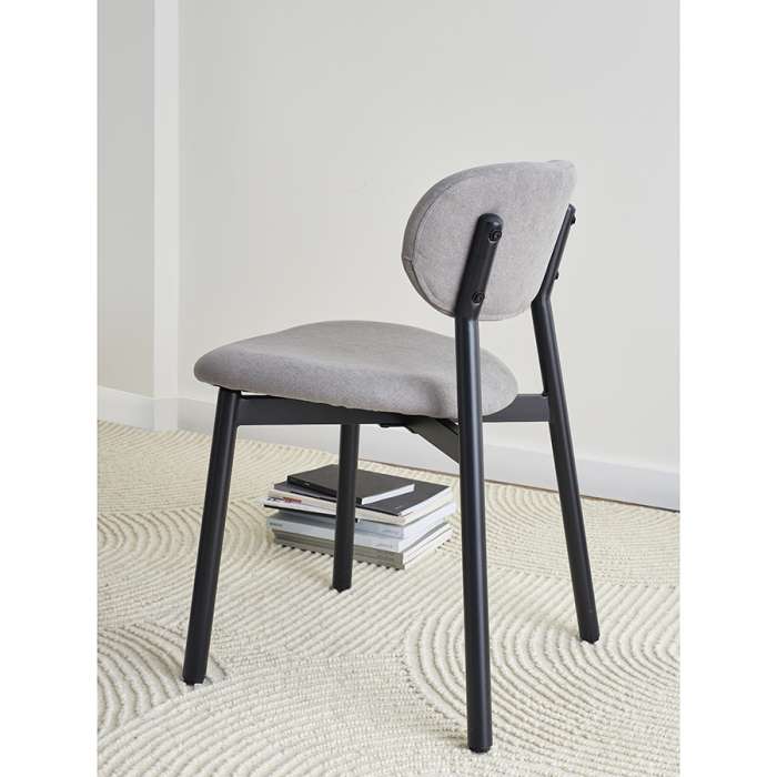Стул round, рогожка, дымчато-серый Bergenson Bjorn BB0000685