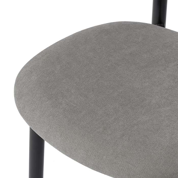 Стул round, рогожка, дымчато-серый Bergenson Bjorn BB0000685