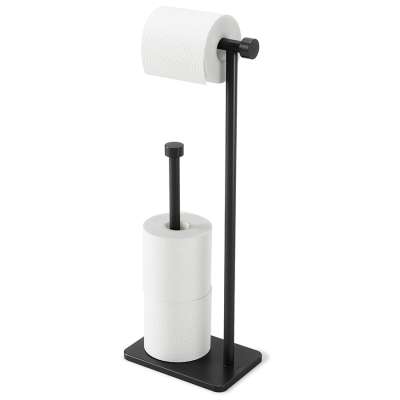 Держатель для туалетной бумаги cappa, 20х12х52 см, черный UMBRA 1015897-040-V