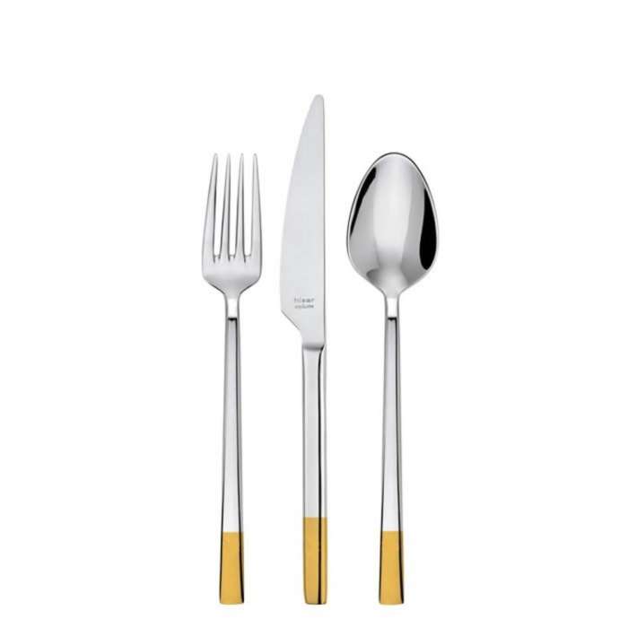 Набор десертных приборов MILANO GOLD 18 шт HISAR H55033