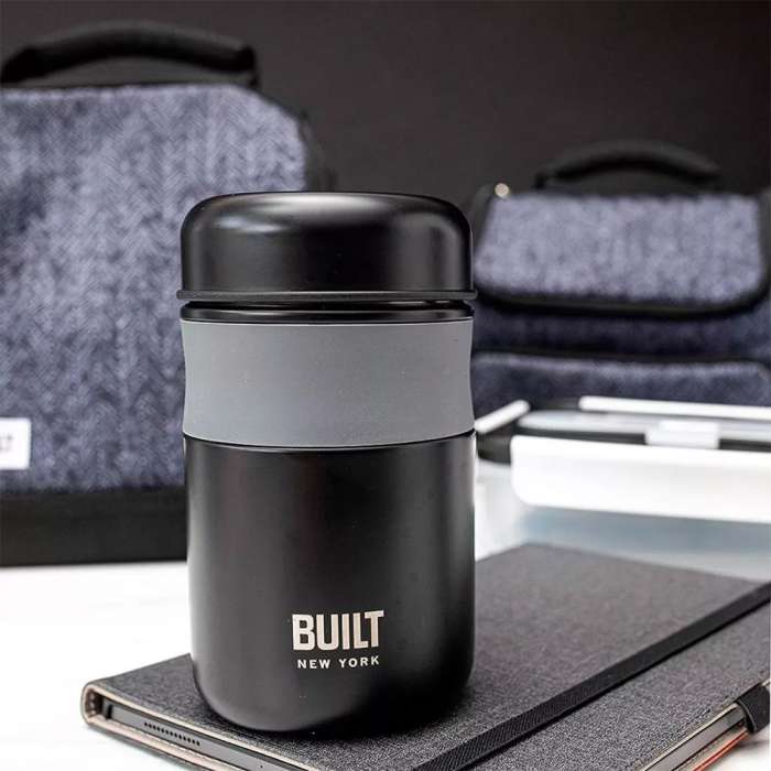 Термос для еды Built, 0.49 л, черный Kitchen Craft BLTJAR490BLK