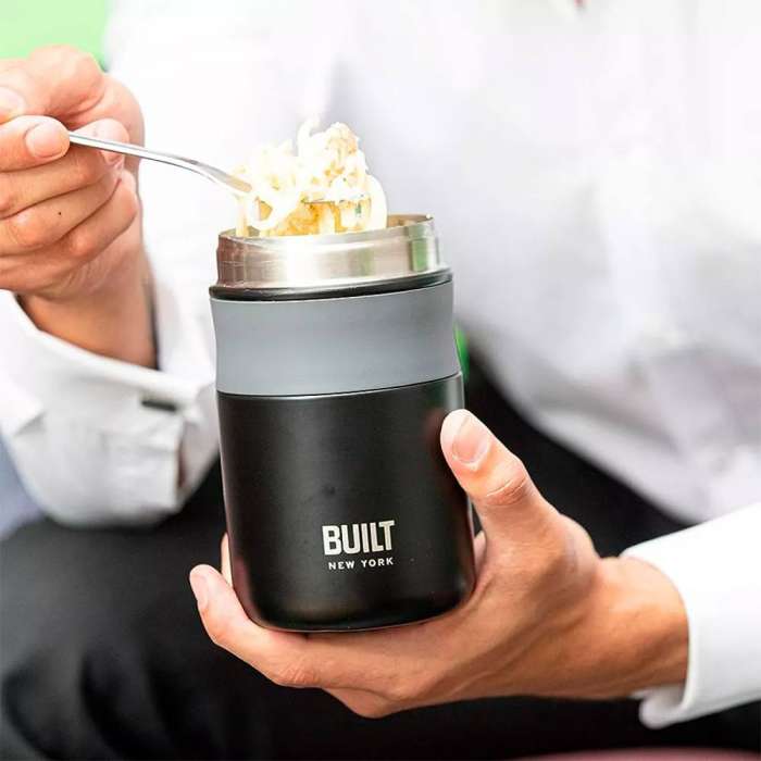 Термос для еды Built, 0.49 л, черный Kitchen Craft BLTJAR490BLK