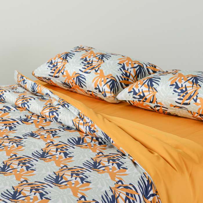 Набор из двух наволочек из сатина с принтом leaves из коллекции wild, 70х70 см Tkano TK20-PC0022