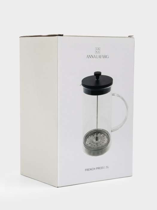 Френч-пресс, 1 л, стекло Б/сталь, Arabica ANNA LAFARG ANLAF-72656R