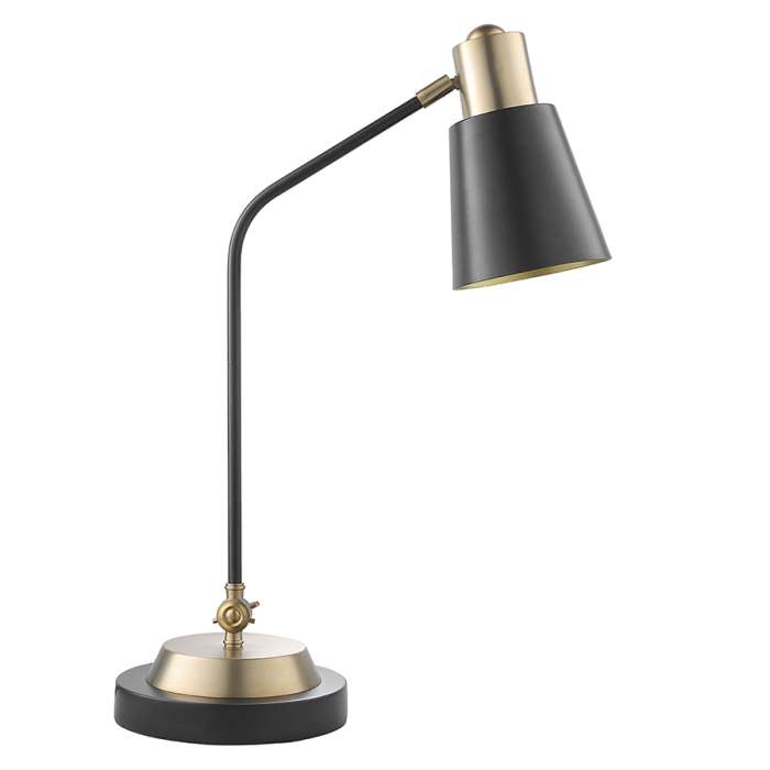 Лампа настольная Pilwy, Ø21х62 см, золотистая/черная BERGENSON BJORN BB0000434