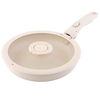 Сковорода с крышкой и съемной ручкой smart ceramic, D24 см Smart Solutions SS0000379