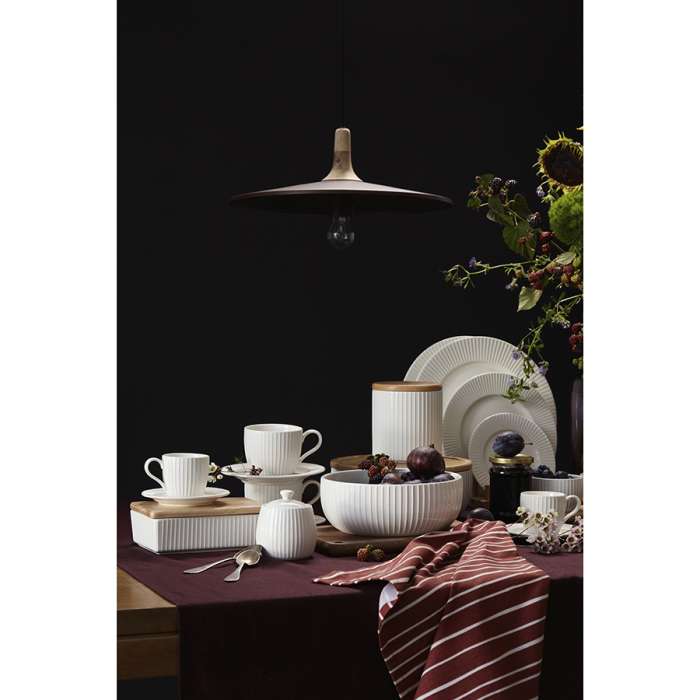 Банка для хранения с крышкой из каучукового дерева soft ripples, dual glazing, 750 мл Liberty Jones LJ000019