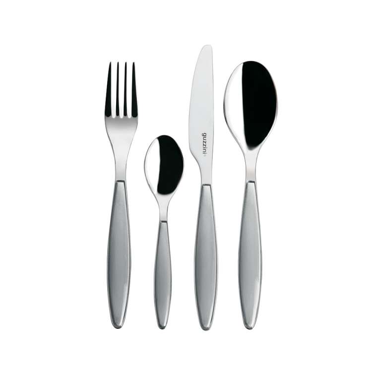 Набор столовых приборов feeling, серые, 24 пред. Guzzini 23000092