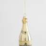 Игрушка елочная, 11 см, стекло, шампань, Шампанское, New year ANNA LAFARG ANLAF-DGF1225