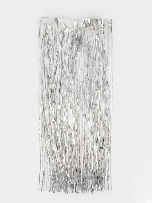 Дождик декоративный, 60 см, мишура, серебристый, New year ANNA LAFARG ANLAF-DOZHDIK5