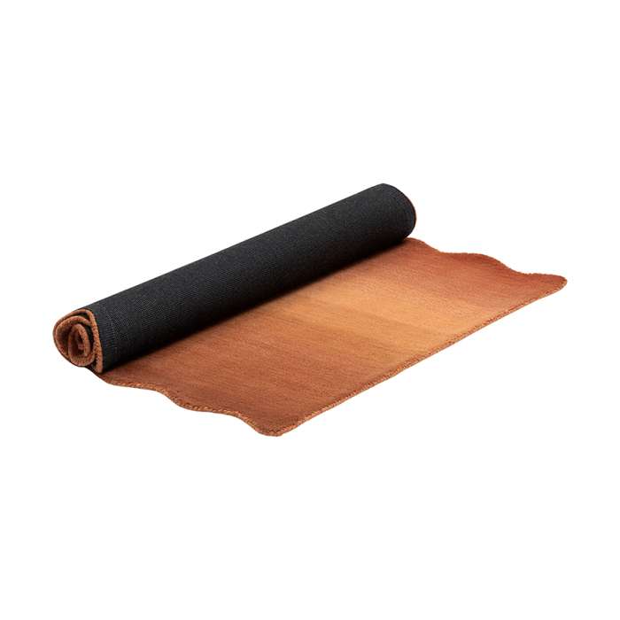 Ковер из шерсти over horizon терракотового цвета из коллекции trendy ruffles, 120х180 см Tkano TK25-DR0003