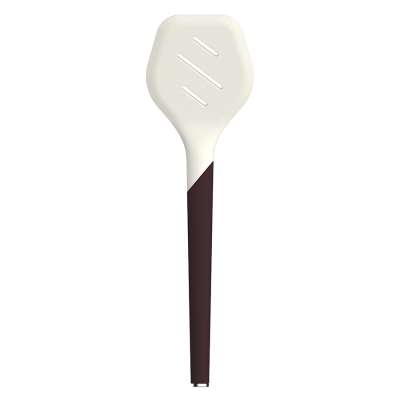 Лопатка с прорезями smartchef, 32 см, бежевая/бордовая Smart Solutions SS0000367