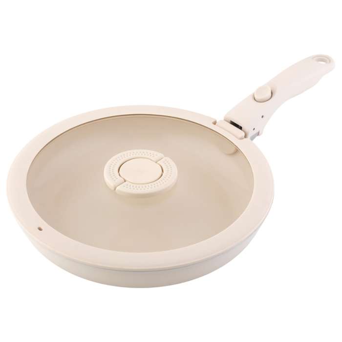 Сковорода с крышкой и съемной ручкой smart ceramic, D26 см Smart Solutions SS0000380
