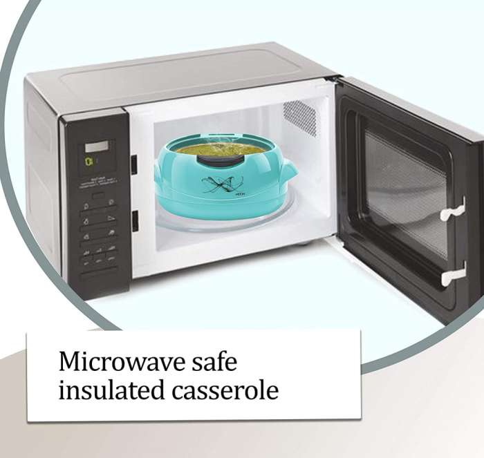 Термокастрюля Microwow One Touch, 1,0 л, Blue MILTON MC18310-BL