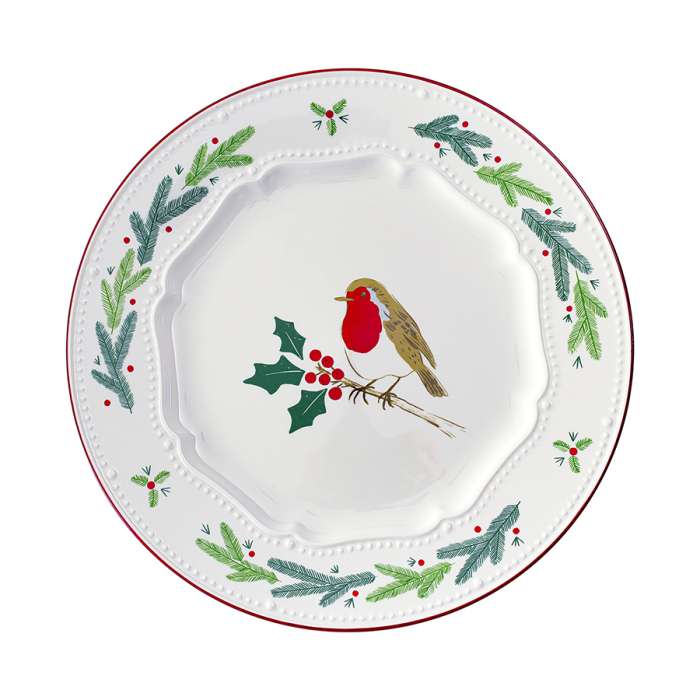 Набор из четырех тарелок nordic winter из коллекции new year essential, D23 см Tkano TK25-NY_PL0002