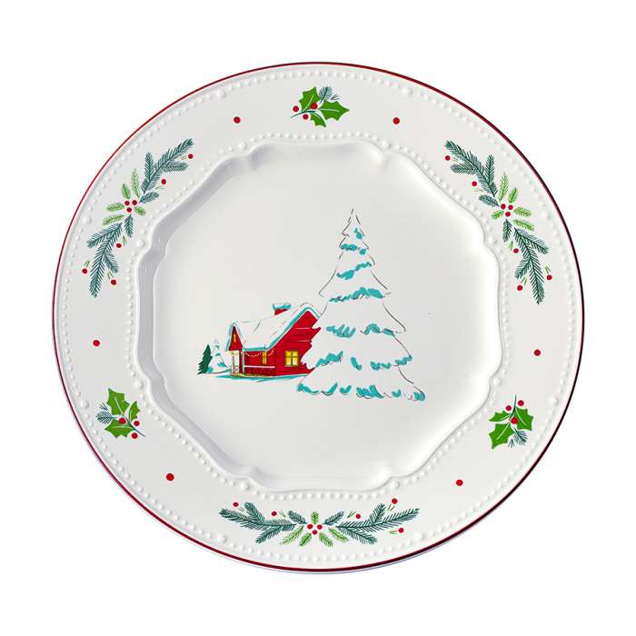 Набор из четырех тарелок nordic winter из коллекции new year essential, D23 см Tkano TK25-NY_PL0002