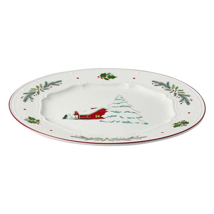 Набор из четырех тарелок nordic winter из коллекции new year essential, D23 см Tkano TK25-NY_PL0002