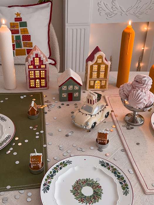 Набор из четырех тарелок nordic winter из коллекции new year essential, D23 см Tkano TK25-NY_PL0002