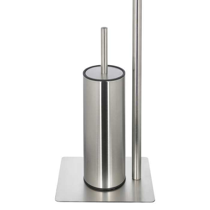 Держатель для туалетной бумаги с ершиком iver, матовый хром Bergenson Bjorn Bath HF-IVR-HLD-MT-CHR