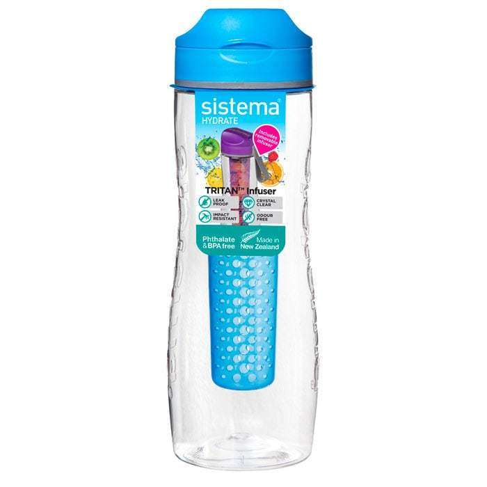 Бутылка для воды из тритана с диффузором 800 мл  SISTEMA HYDRATE 660