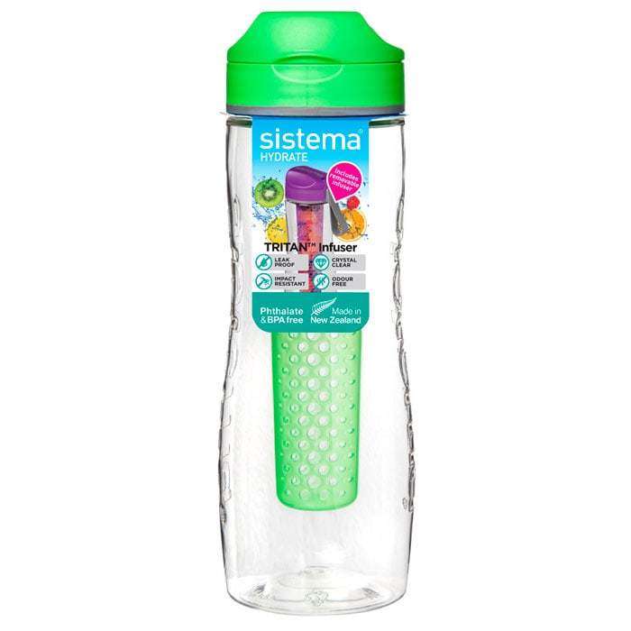 Бутылка для воды из тритана с диффузором 800 мл  SISTEMA HYDRATE 660