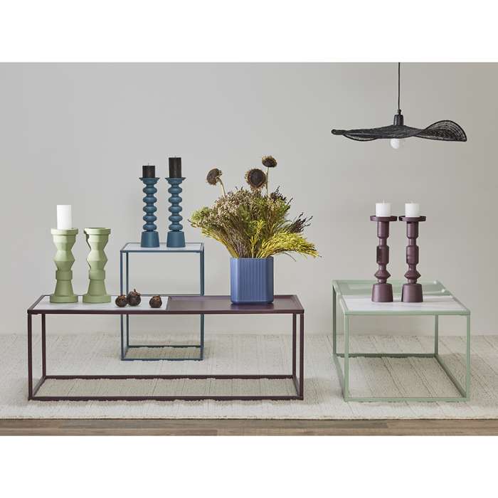 Подсвечник vivlend, 33 см, голубой Bergenson Bjorn BB0000202