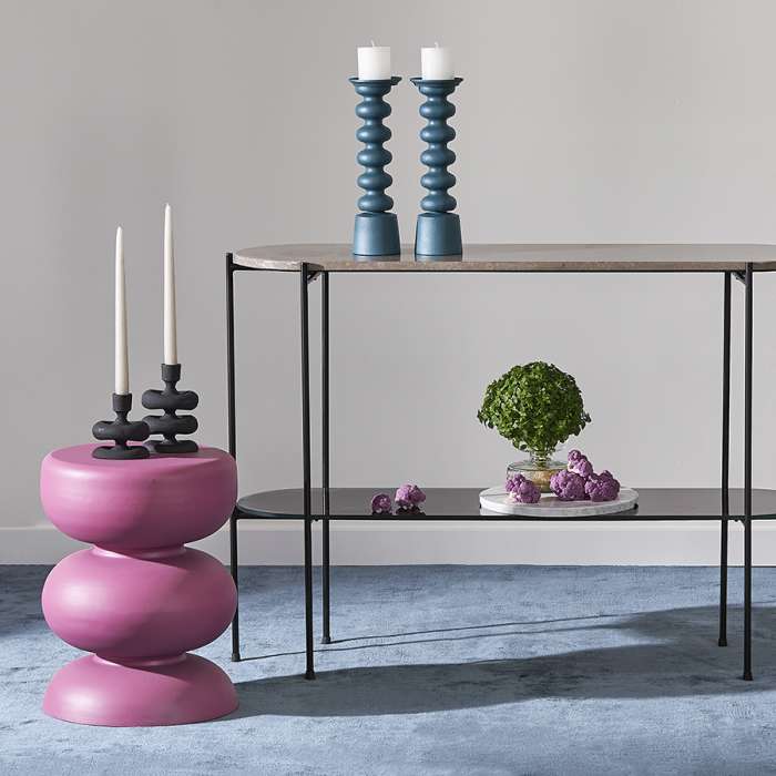 Подсвечник vivlend, 33 см, голубой Bergenson Bjorn BB0000202