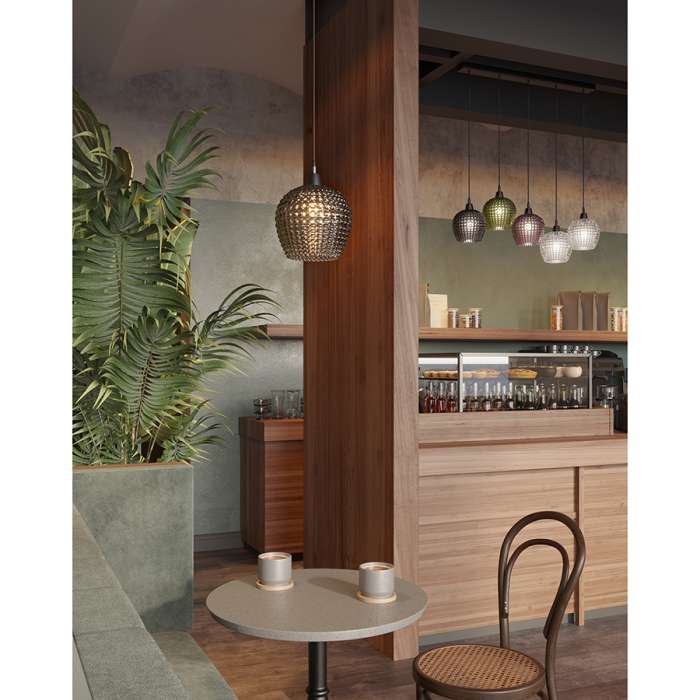 Светильник подвесной aurora, D18 см, серый Bergenson Bjorn BB0000570