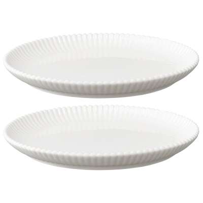 Набор из двух тарелок белого цвета из коллекции Kitchen Spirit, 21 см TKANO TK22-TW_PL0002
