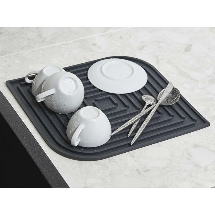 Коврик для сушки посуды dry flex, 34,6х44,6 см, темно-серый Smart Solutions SS000089