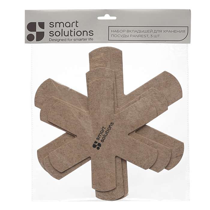 Набор вкладышей для хранения посуды panrest, 3 шт. Smart Solutions SS0000157
