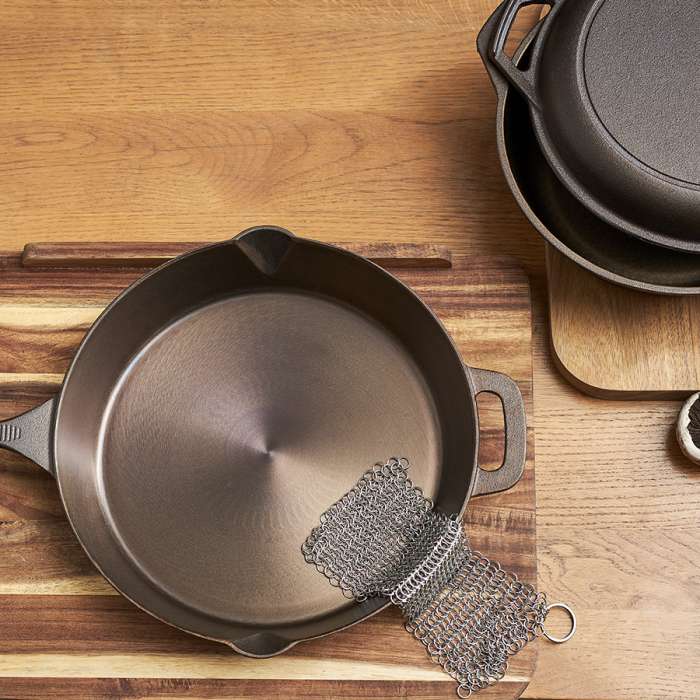 Сковорода чугунная brasen с масляной полировкой, D25 см Liberty Jones LJ0000377