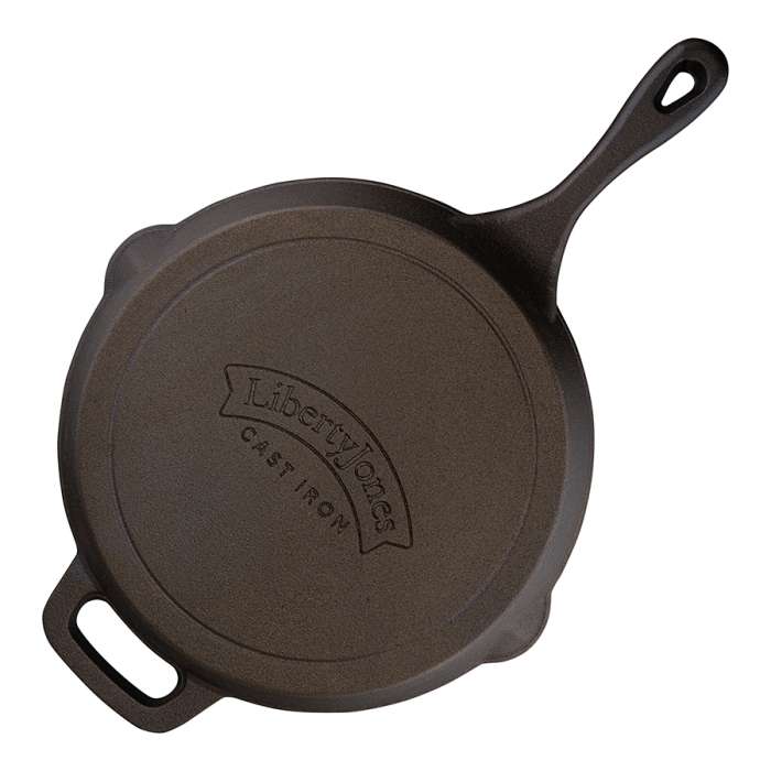 Сковорода чугунная brasen с масляной полировкой, D25 см Liberty Jones LJ0000377