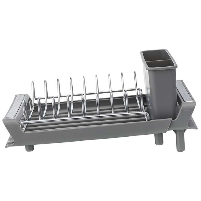 Сушилка для посуды atle раздвижная малая, серая Smart Solutions SS00009