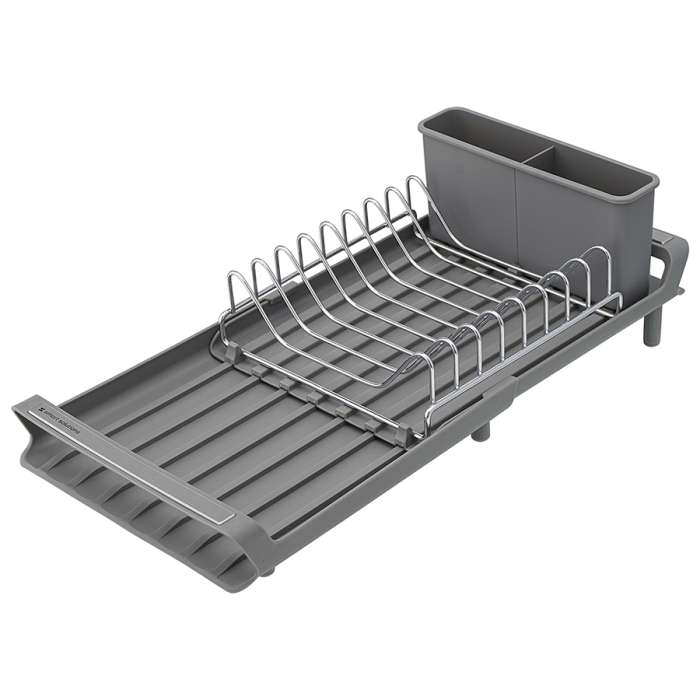 Сушилка для посуды atle раздвижная малая, серая Smart Solutions SS00009