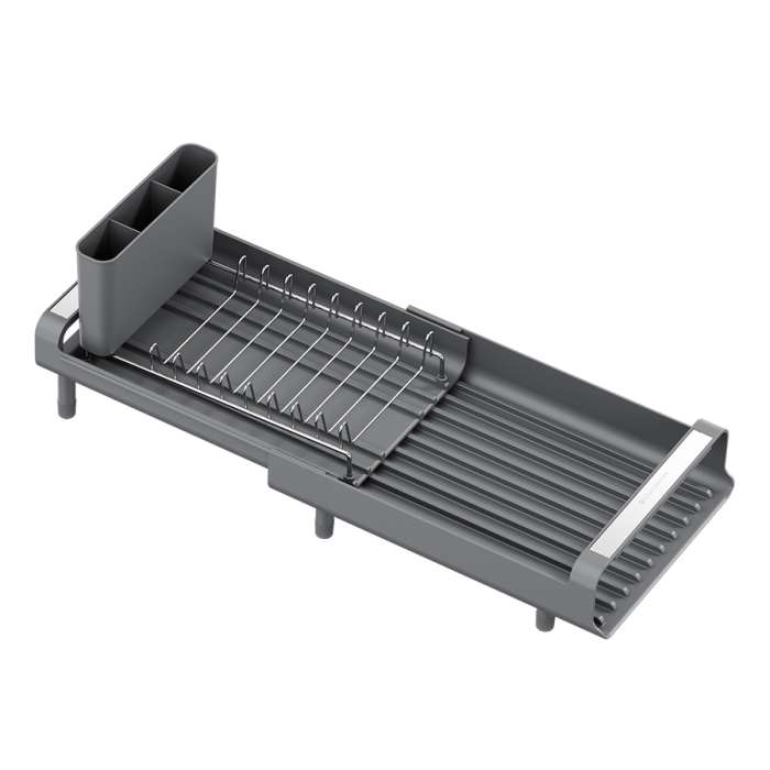 Сушилка для посуды atle раздвижная малая, серая Smart Solutions SS00009
