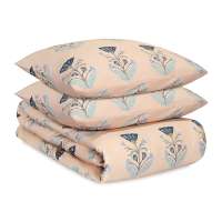 Комплект постельного белья "Летний цветок" из премиального сатина из коллекции russian north, 150х200 см Tkano TK24-DC0041