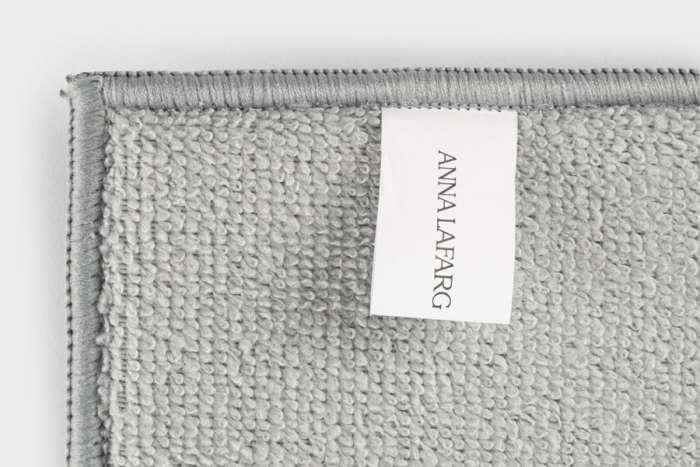 Коврик для сушки посуды, 30x40 см, полиэстер, серый, Dry grey ANNA LAFARG ANLAF-M10GB