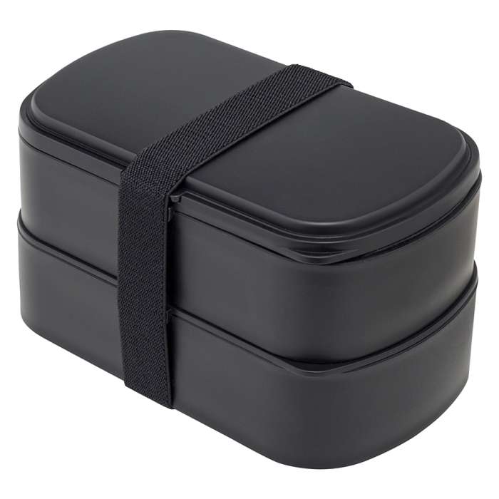 Ланч-бокс с приборами food time, 1 л, черный Smart Solutions SS-LBDL-PP-BLK-1