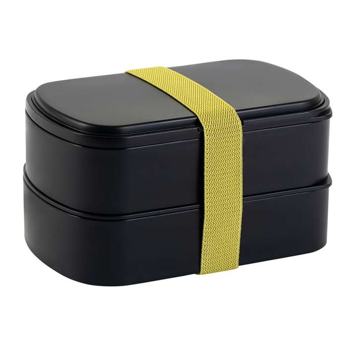 Ланч-бокс с приборами food time, 1 л, черный Smart Solutions SS-LBDL-PP-BLK-1