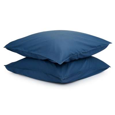 Набор из двух наволочек темно-синего цвета из органического стираного хлопка из коллекции essential, 70х70 см Tkano TK20-PCI0007