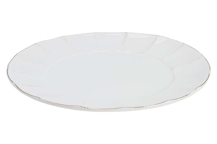 Тарелка обеденная Paris белый, 28 см MATCERAMICA MC-G851100681D0196