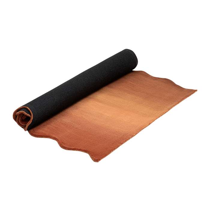 Ковер из шерсти over horizon терракотового цвета из коллекции trendy ruffles, 180х230 см Tkano TK25-DR0004