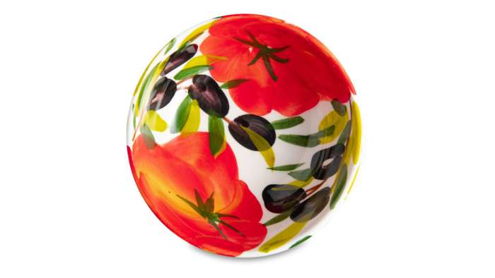 Салатник порционный Томаты и оливки 11 см, керамика EDELWEISS EDW-2037R