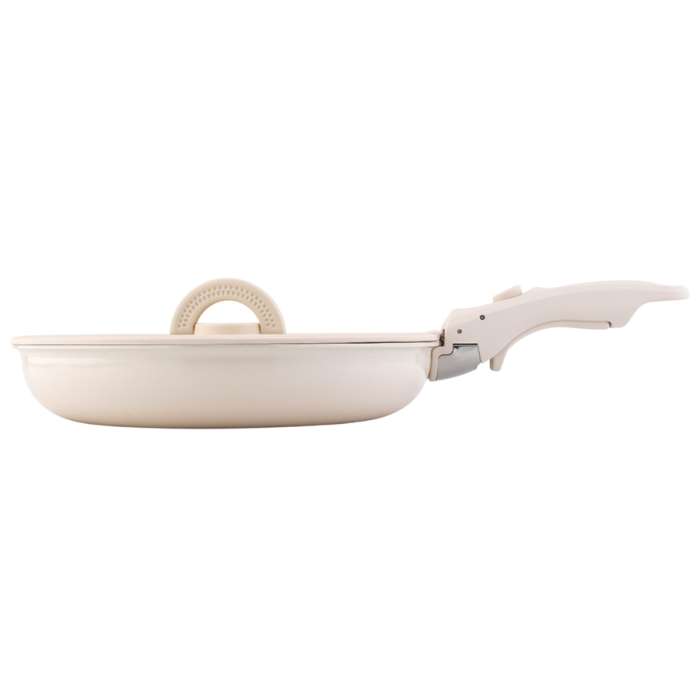 Сковорода с крышкой и съемной ручкой smart ceramic, D28 см Smart Solutions SS0000381