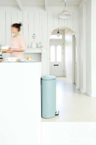 Мусорный бак с педалью (30 л) FlatBack Мятный 103964