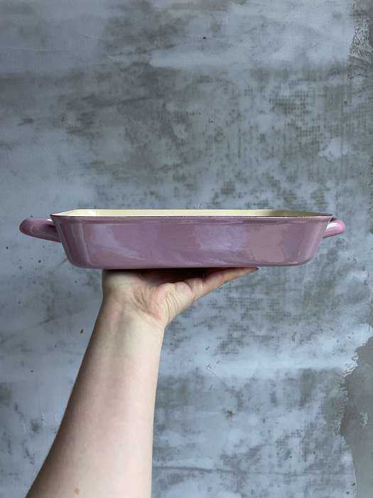 Жаровня для запекания 26 х 17 х 5 пастель розовый PASTELL RIESS 0049-006