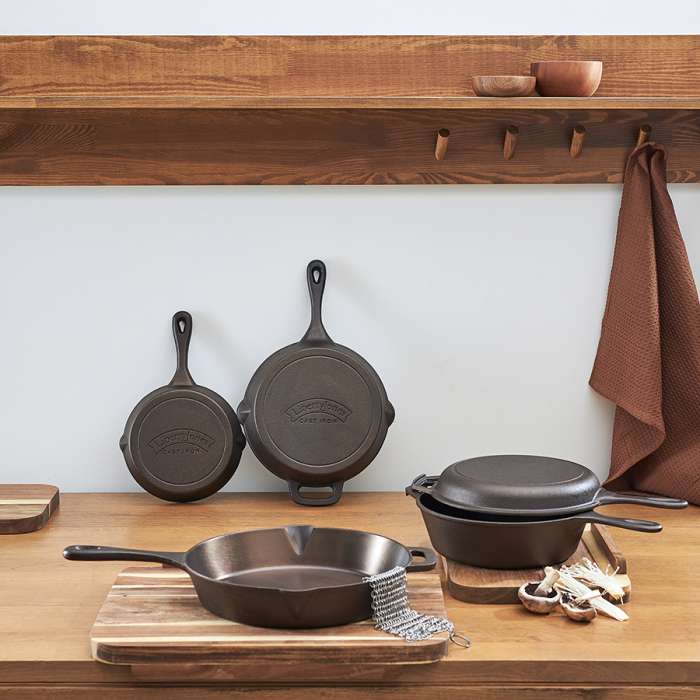 Сковорода чугунная brasen с масляной полировкой, D30 см Liberty Jones LJ0000378